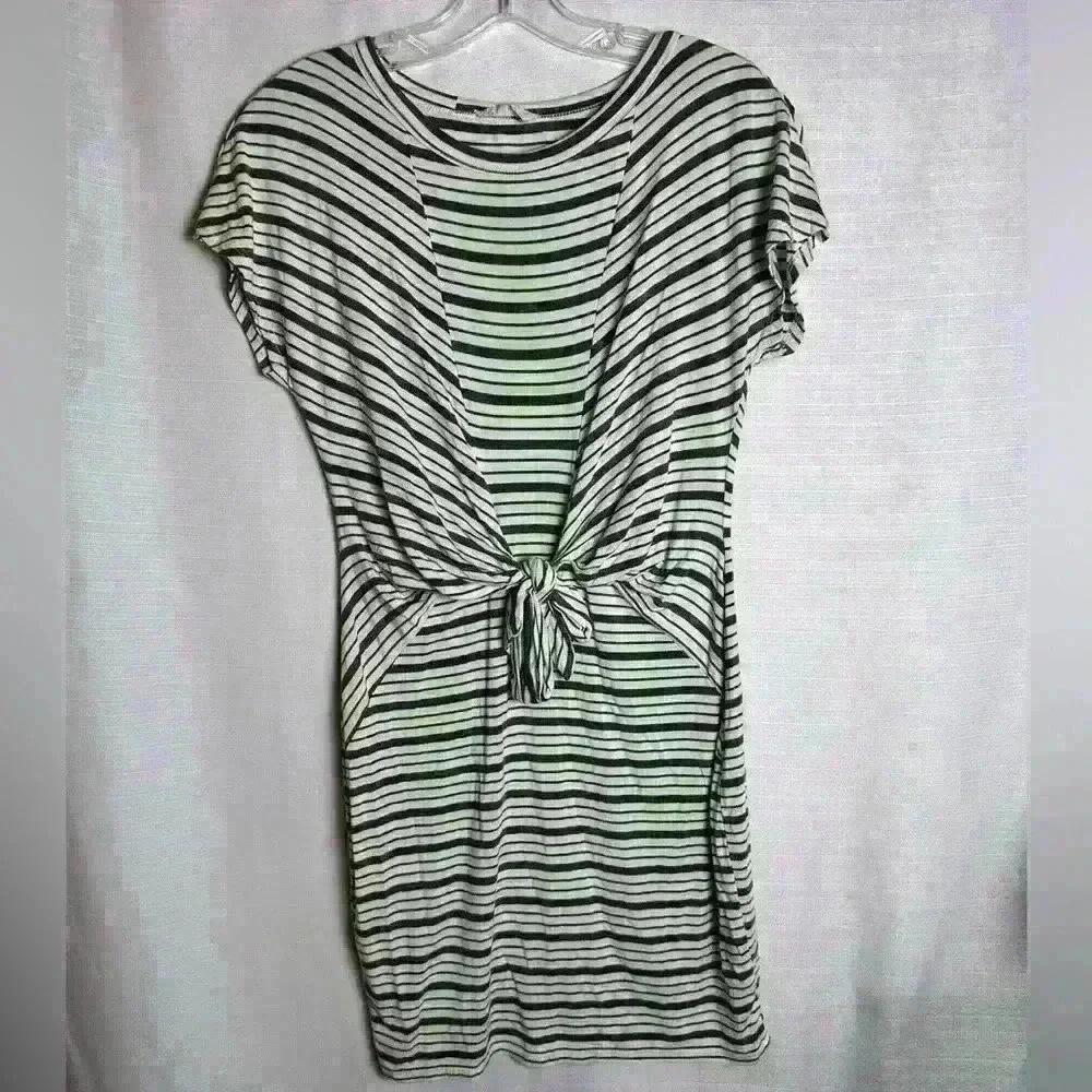 Altar’d State women’s tie front striped dress, size S